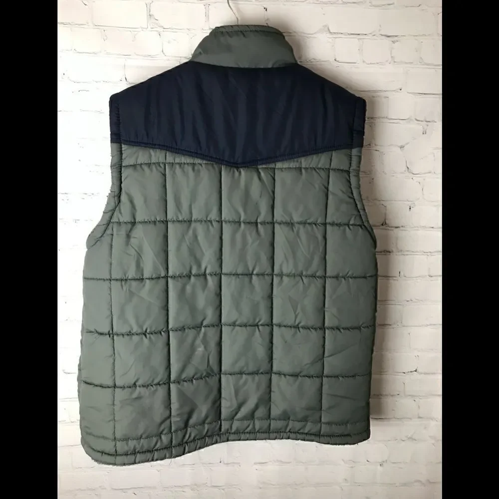 Vigo Blue Gray Vest 100% Nylon XL